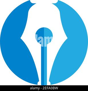 Pen logo template vector icon illustration Stock Vector