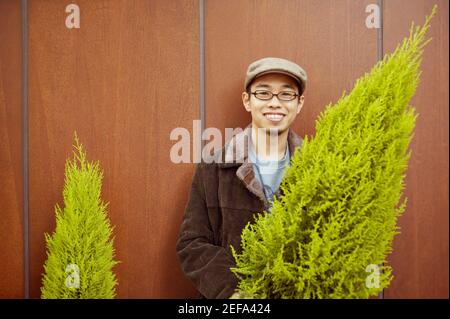 Portrait of a young man smiling Stock Photo