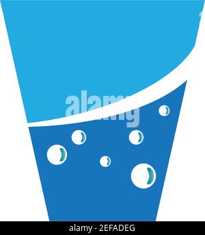 Drinking glass vector illustration design Stock Vector