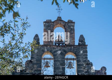 Mission Espada, in San Antonio, Texas Stock Photo