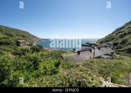 Lamorna Cove, Cornwall Stock Photo