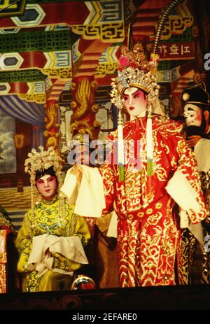 Asia Singapore Traditional Chinese Opera singers perform at Chinese Theater  Circle Stock Photo - Alamy