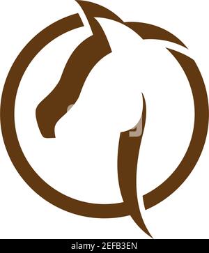 Horse Logo Template Vector icon illustration design Stock Vector
