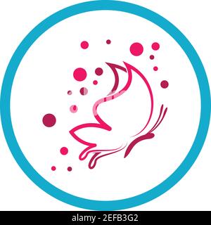 Butterfly logo template vector icon illustration design Stock Vector