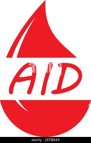 Blood logo template vector icon illustration design Stock Vector