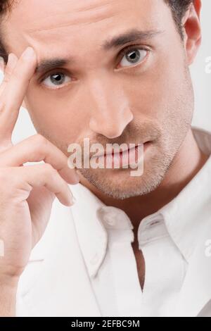 Portrait of a male doctor looking serious Stock Photo