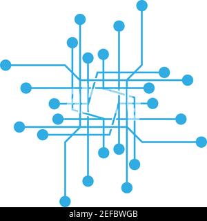 Circuit Template vector illustration icon design Stock Vector Image ...