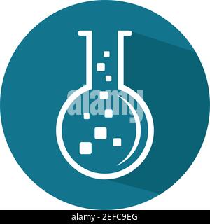 Laboratory logo template vecor icon illustration design Stock Vector