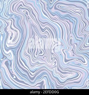 Abstract liquid marble texture in pale pastel colors Stock Vector