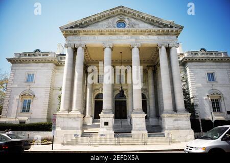 Low angle view of a building, Memorial Continental Hall, Washington DC, USA Stock Photo