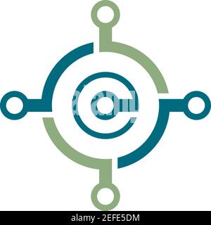 Wire,cable logo icon illustration Stock Vector