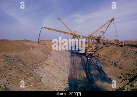 Strip mining operations in Illinois Stock Photo