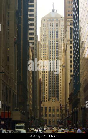 Facade of a building, Chicago Board of Trade, Chicago, Illinois, USA Stock Photo