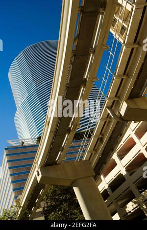 Low angle view of an overpass, Miami, Florida, USA Stock Photo