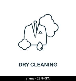 Dry Cleaning icon. Simple illustration from laundry collection. Creative Dry Cleaning icon for web design, templates, infographics and more Stock Vector