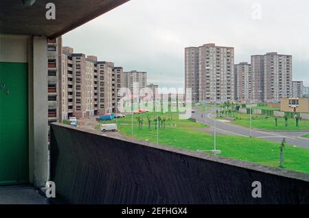 Shangan Road, Ballymun, August 1986, Dublin, Republic of Ireland Stock Photo