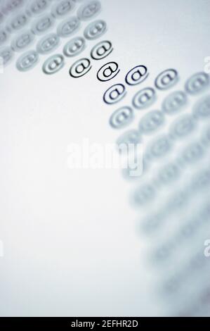 Close-up of Å½atÅ½ symbols Stock Photo