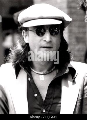 John Lennon photographed in the mid 1970's. © Scott Weiner // MediaPunch Credit all Uses Stock Photo