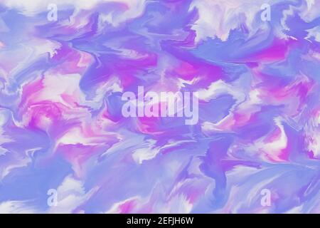 Abstract painted backgrounds, purple and blue watercolor with brush strokes. Blurred paint texture, creative drawing. Aquarelle surface, bright ink on Stock Photo