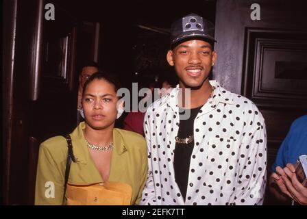 Will Smith And Tanya Moore 1990 Credit: Ralph Dominguez Mediapunch 