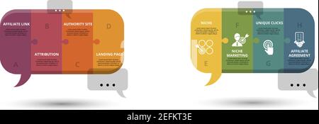 Infographic Internet Security template. Icons in different colors. Include Cyber Security, Password, Online Privacy, Face Recognition and others. Stock Vector