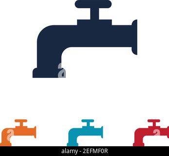 Faucets icons,Water tap icon. Vector illustration design Stock Vector