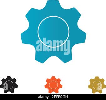 Gear Logo Template vector icon illustration design Stock Vector