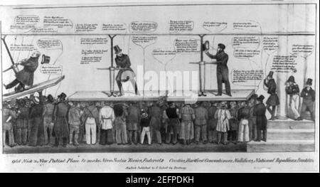 Old Nick S New Patent Plan To Make Nova Scotia Tories Federals Coodies Hartford Conventioners Nullifiers National Republican Bankites C Stock Photo Alamy