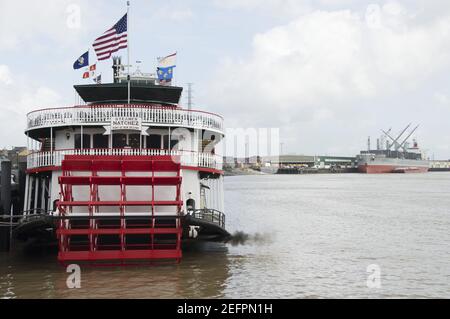 Steamboat Natchez in New Orleans, Louisiana Stock Photo