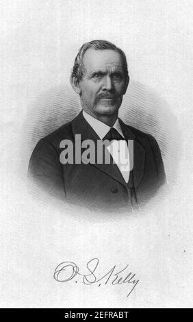 Oliver S Kelly, Springfield, Ohio, 1880. Stock Photo