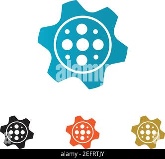 Gear Logo Template vector icon illustration design Stock Vector