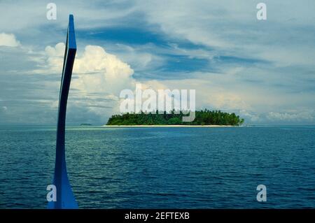 Kuda Bandos - Maldives 1987 (Photo on photographic film) Stock Photo