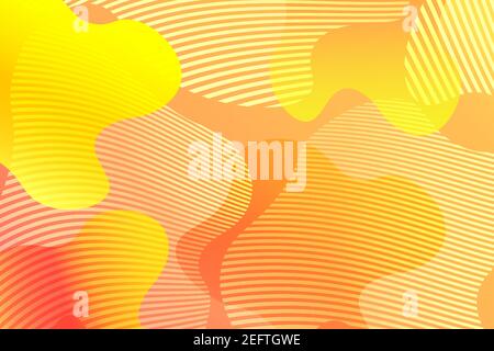 Abstract background with colorful fluid shapes, gradient waves, geometric lines, dynamical forms. Design for poster, banner, card. Abstract liquid Stock Vector