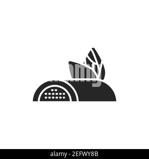 Marzipan bar color line icon. Isolated vector element Stock Vector ...