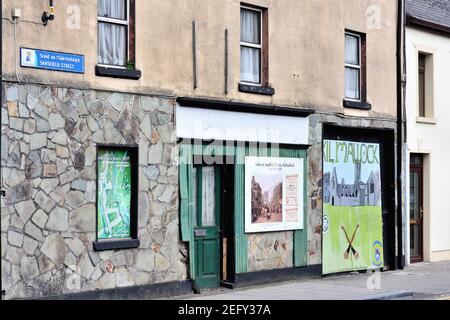 Kilmallock, County Limerick, Ireland. A segment of Sarsfield Street in the town of Kilmallock. Stock Photo