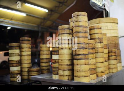 tim sum restaurant in hong kong Stock Photo