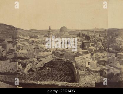 Othon Von Ostheim (Austrian, active about 1850 - early 1860s) - (Panorama of Jerusalem) Stock Photo