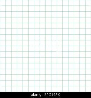 Grid paper. Abstract squared background with color graph. Geometric pattern for school, wallpaper, textures, notebook. Lined blank on transparent Stock Vector