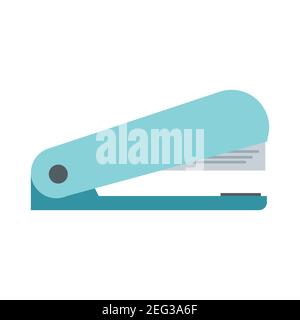 Office stapler business vector illustration equipment tool supply. School metal stapler clip stationery symbol puncher document. Business join paper i Stock Vector