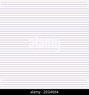 Grid paper. Abstract striped background with color horizontal lines. Geometric seamless pattern for school, wallpaper, textures, notebook. Lined paper Stock Vector