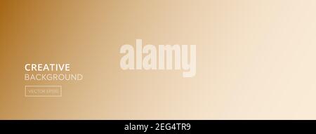 Abstract light brown gradient color banner background Stock Vector