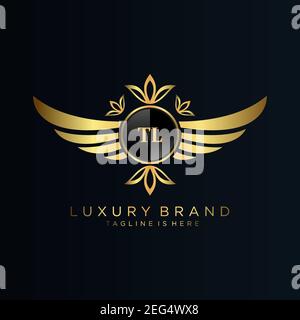 Luxury royal wing Letter LV crest Gold color Logo vector, Victory logo,  crest logo, wing logo, vector logo template. 11355918 Vector Art at Vecteezy