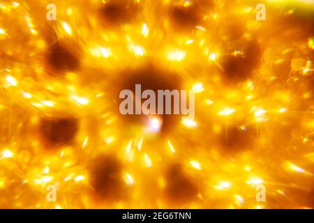 Abstract background with defocused lights and bokeh Stock Photo