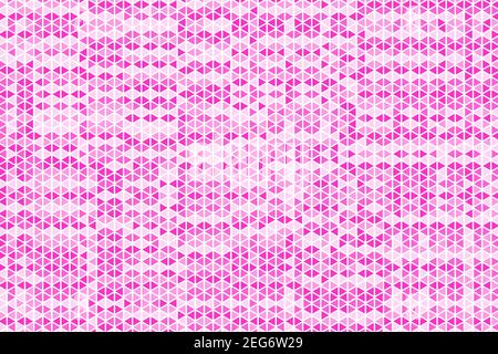 Polygonal pink mosaic background. Abstract low poly vector illustration. Triangular pattern in halftone style. Template geometric business design with Stock Vector