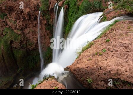 Ouzoud waterfalls, Grand Atlas in Morocco Stock Photo