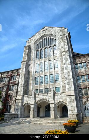 Seoul, south Korea - November 05, 2018 : Welch-Ryang Auditorium in Ewha Womans University. Stock Photo