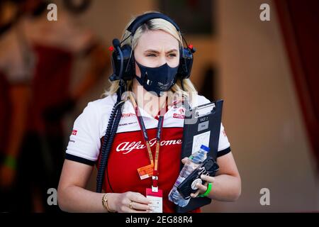 BUSCOMBE Ruth, Strategy Engineer of Alfa Romeo Racing ORLEN, portrait during the Formula 1 Etihad Airways Abu Dhabi Grand Prix 2020, from December 11 to 13, 2020 on the Yas Marina Circuit, in Abu Dhabi - Photo Florent Gooden / DPPI Stock Photo