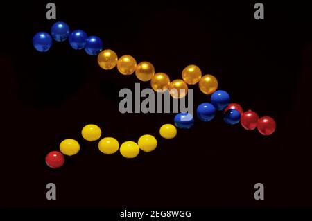 Double effect graph Stock Photo