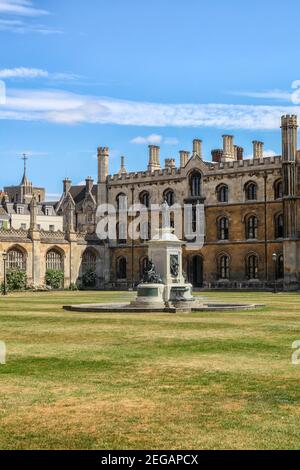 The New Court St John's College at Cambridge University Stock Photo
