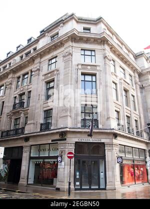 General view of Canada goose store on Oxford Street West End London. Copyright Belinda Jiao jiao.bilin gmail 07598931257 https www.belindajiao Stock Photo Alamy